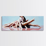 Nature Reflection, Surreal Landscape, Dreamy Water, Modern Canvas Print, Living Room Wall Art, Minimalist Art, Soft Color Aesthetic