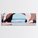 Ocean Arch, Coastal Landscape, Seaside Art, Canvas Print, Beach Wall Art, Living Room Decor, Nautical Wall Art, Modern Minimalist Art