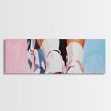 Fashion Steps, Elegant Walk, Chic Aesthetic, Canvas Print, Modern Wall Art, Bedroom Decor, Minimalist Style, Stylish Home Accent