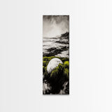 Coastal Rock, Ocean Landscape, Framed Canvas Print, Seascape Wall Art, Beach House Decor, Nautical Artwork, Minimalist Art, Bedroom Art