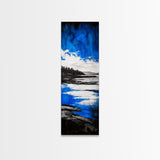Coastal Serenity, Blue Ocean, Seascape, Canvas Print, Beach House Decor, Modern Wall Art, Minimalist Art, Living Room Wall Art