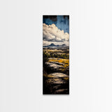 Landscape, Mountain, Rustic, Canvas Print, Cabin Wall Art, Scenic Nature Decor, Adventure Inspired, Lodge Wall Art, Tranquil Home Decor