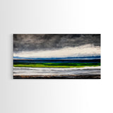 Ocean Wave, Green Waters, Seascape, Canvas Print, Coastal Wall Art, Nautical Decor, Beach House Art, Large Ocean Painting