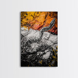Snake Wall Art, Nature Canvas Print, Wildlife Decor, Rustic Home Art, Black and White Photography, Man Cave Wall Art, Fall Decor