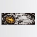 Saturn Rings, Space Art, Planetary Abstract, Canvas Print, Outer Space Decor, Sci-Fi Wall Art, Living Room Art, Celestial Home Decor
