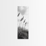 Windy Grasses, Coastal Scene, Tall Grass Field, Autumn Decor, Canvas Print, Farmhouse Style, Dining Room Wall Art, Nature Mood