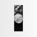 Sand Dollar Print, Minimalist Beach Decor, Sea Shell Wall Art, Coastal Bathroom or Nursery Style, Framed Canvas Print, Ocean Texture