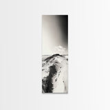 Sand Dunes Art, Coastal Minimalism, Desert Beach Wall Decor, Neutral Living Room Style, Framed Canvas Print, Nature Boho Aesthetic