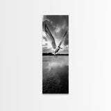 Soaring Bird, Ocean Wings, Nature Flight, Sky Spirit, Canvas Print, Coastal Wall Art, Beach House Decor, Modern Bird Photography