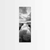 Tidal Pool, Ocean Reflection, Shore Calm, Seascape Beauty, Canvas Print, Minimalist Bathroom Art, Coastal Vibes, Tranquil Decor