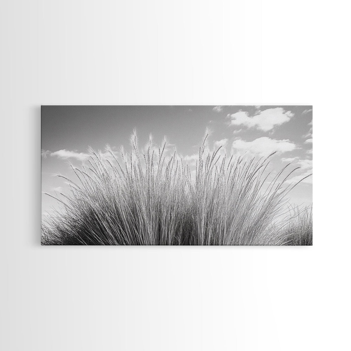 Windswept Grasses, Nature Wall Decor, Prairie Minimalist, Field Botanical Print, Canvas Print, Kitchen Wall Art, Soft Fall Farmhouse Style
