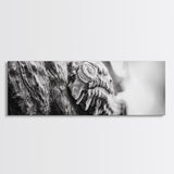 Tree Fungus, Natural Texture, Close-Up Growth, Wood Grain, Framed Canvas Print, Nature Wall Art, Boho Bedroom Decor, Botanical Print