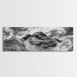 Windswept Dune Trail, Dramatic Sky, Nature Path, Beach Landscape, Framed Canvas Print, Rustic Wall Art, Fall Decor, Bedroom Art, Boho Vibes