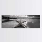 Starfish Beach, Moody Ocean, Calm Sunset, Canvas Print, coastal home decor, bathroom beach art, ocean lover gift, marine wall decor