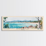Byron Bay, Australia Watercolor Beach Print, Vacation Gift, Australia Wall Art, Beach Painting, Beach Decor, Beach Painting