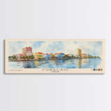 Curacao, Curacao Watercolor Beach Print, Vacation Gift, Curacao Wall Art, Beach Painting, Beach Decor, Beach Painting