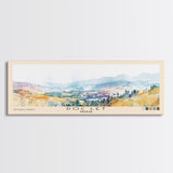 Doc Let, Vietnam Watercolor Print, Vacation Gift, Vietnam Wall Art, Beach Painting, Beach Decor, Large Wall Art, Wood Frame Art