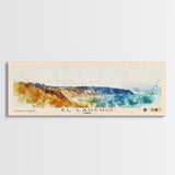 El Laucho, Chile Watercolor Print, Vacation Gift, Chile Wall Art, Beach Painting, Beach Decor, Large Wall Art, Wood Frame Art