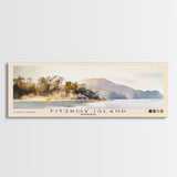 Fitzroy Island, Australia Watercolor Beach Print, Vacation Gift, Australia Wall Art, Beach Painting, Beach Decor, Beach Painting