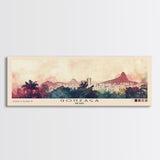 Gonzaga, Brazil Watercolor Beach Print, Vacation Gift, Brazil Wall Art, Beach Painting, Beach Decor, Beach Painting
