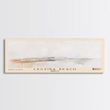 Legzira Beach, Morocco Watercolor Beach Print, Vacation Gift, Morocco Wall Art, Framed Canvas Print, Framed Beach Painting