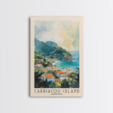 Carriacou Island, Grenada Watercolor Beach Print, Vacation Gift, Grenada Wall Art, Beach Painting, Beach Decor, Beach Painting