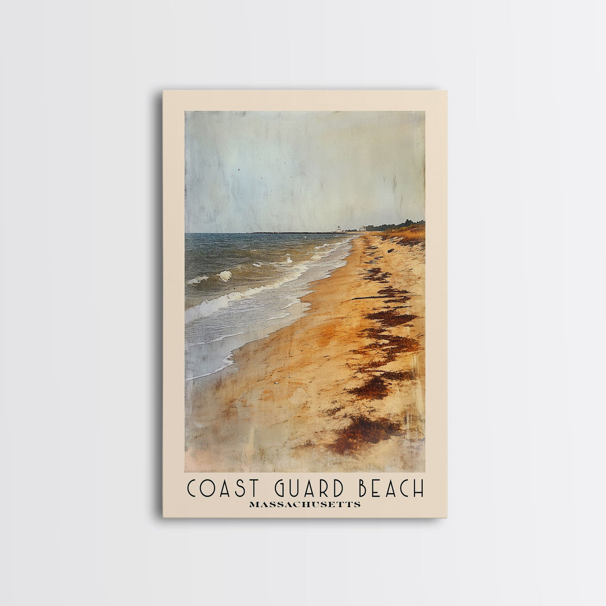 Coast Guard Beach, Massachusetts Watercolor Beach Print, Vacation Gift, Massachusetts Wall Art, Beach Painting, Beach Decor, Beach Painting