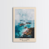 Ko Lipe, Thailand Watercolor Beach Print, Vacation Gift, Thailand Wall Art, Beach Painting, Beach Decor, Beach Painting