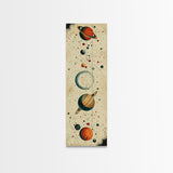 Planets and Stars, Boys Nursery Room Decor, Gift For Son, Framed Canvas Print