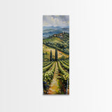 Italian Olive Fields, Framed Canvas print, Living Room Decor, Bedroom Decor, Beautiful Wall Art Painting, Wall hanging, Ready To Hang Art