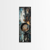 Rustic Frying Pan Art Framed Canvas Print Kitchen Wall Art Food Review Kitchen Art Rustic Decor Moody Art Wabi Sabi Wall Art