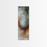 Gold Abstract Framed Canvas Print wabi sabi wall art botanical prints minimalist art extra wide art tall narrow art rustic decor textured art