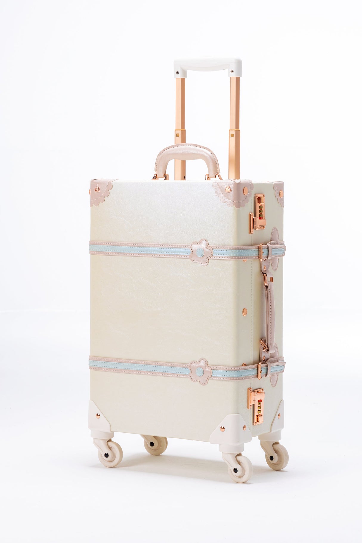 SarahFace 3 Pieces Luggage Sets - Cream White's