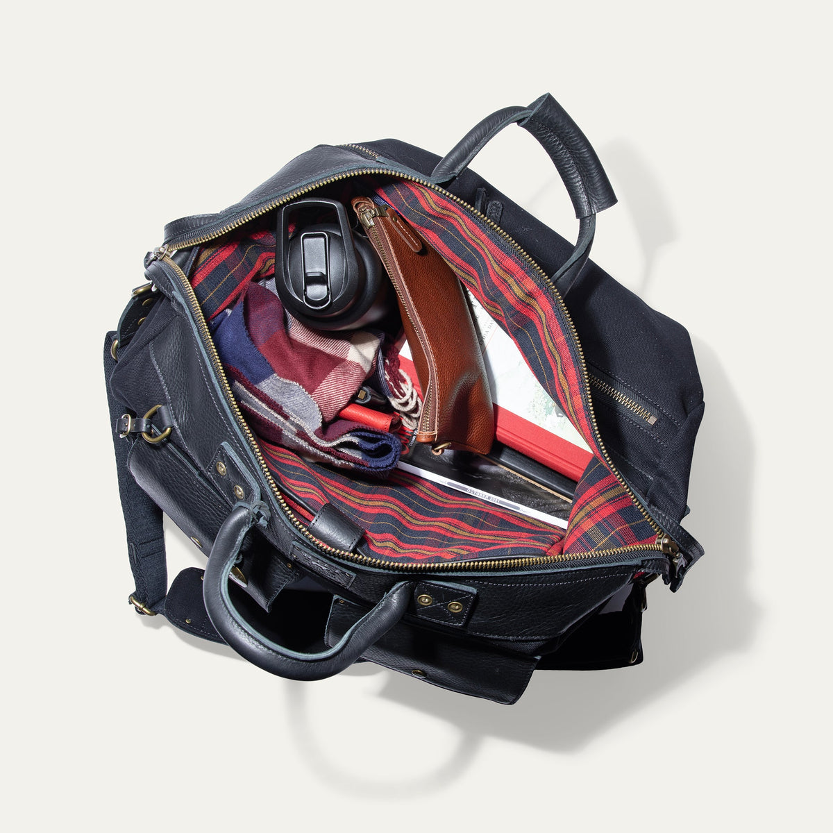 Canvas + Leather Travel Duffle