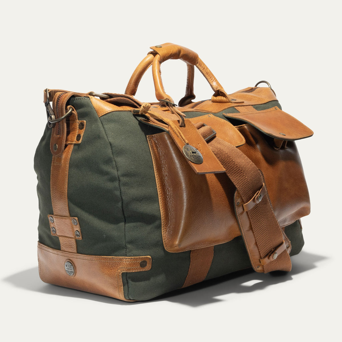 Canvas + Leather Travel Duffle
