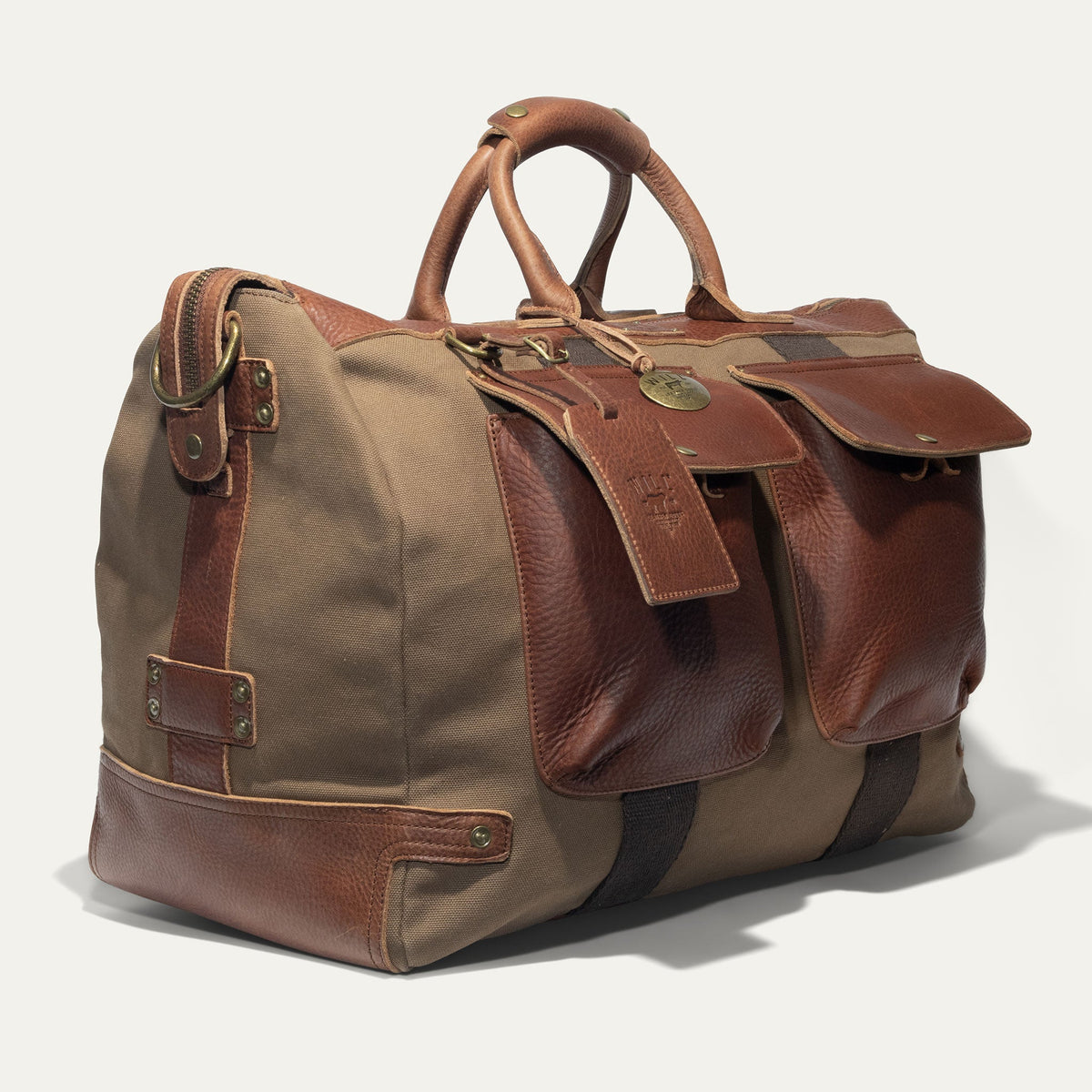 Canvas + Leather Travel Duffle