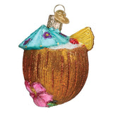 Tropical Coconut Drink Ornament