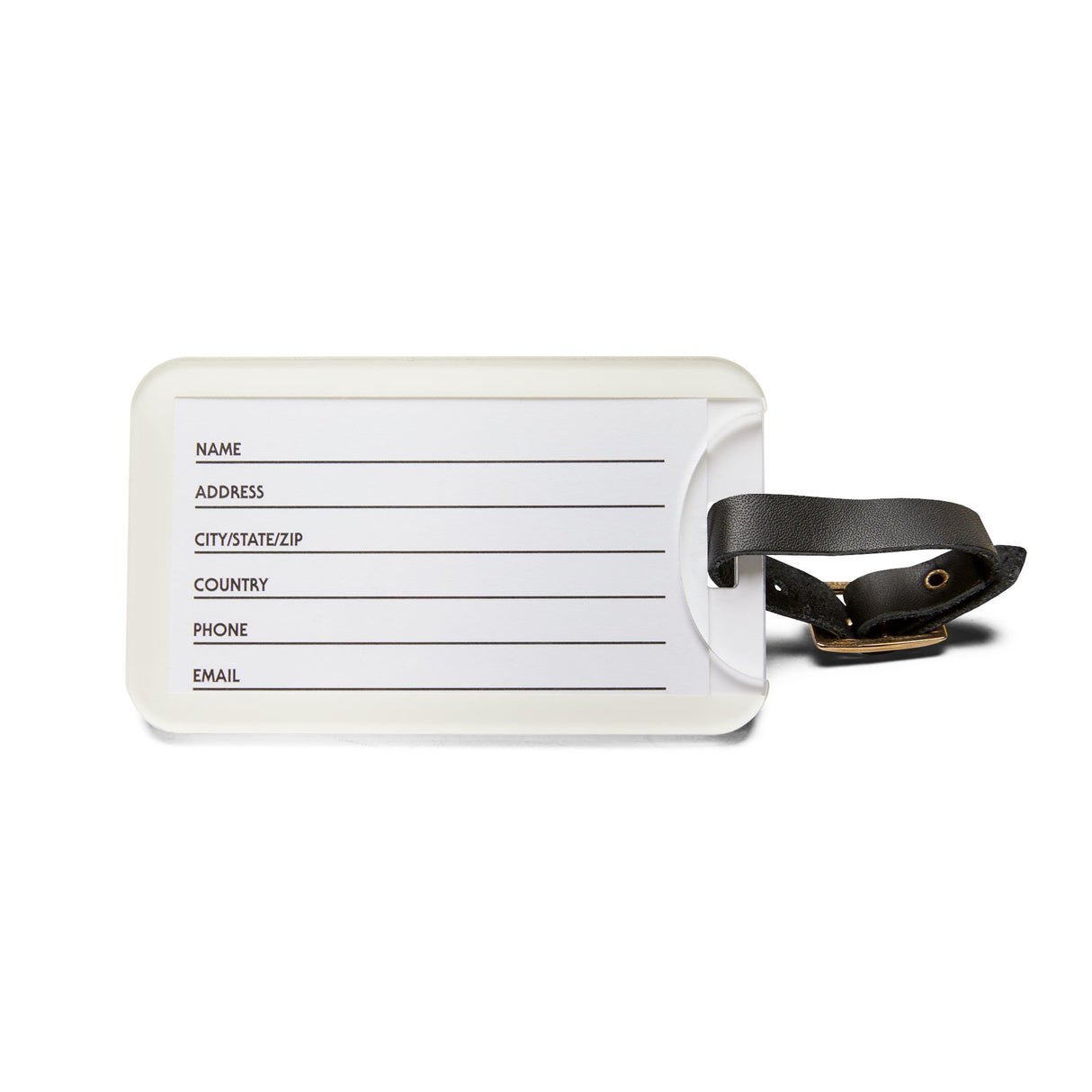 Heroic Firefighter Luggage Tag - Flame Background Travel Accessory