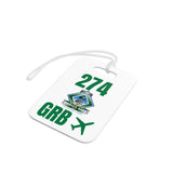 Green Bay Wisconsin,  Area Code / Airport Tag for Bags and Luggage - 274 / GRB
