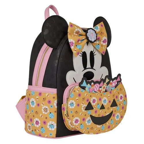 Loungefly Disney Minnie Mouse Trick or Treat Pumpkin GlTD Scented Mini Backpack