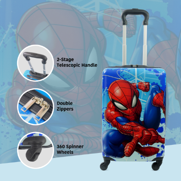 Maleta giratoria Spiderman de 21" Equipaje