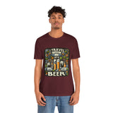 "I Travel for The Beer" full color T-shirt