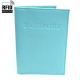 RFID Genuine Leather Passport Case