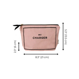Charger Pouch – Pink/Blush