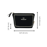 My Makeup Pouch, Coated Lining – Black