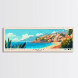 Crete, Greece Panoramic Print, Vacation Gift, Greece Wall Art, Vacation Wall Art, Vacatation Memories, Beach Decor, Beach Or Lakehouse Art