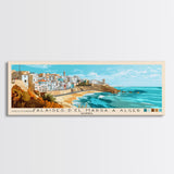 Falaises d’El Marsa a Alger, Algeria Panoramic Print, Vacation Gift, Algeria Wall Art, Vacation Wall Art, Vacatation Memories, Beach Decor, Beach Or Lakehouse Art