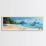 Ko Kut, Thailand Panoramic Print, Vacation Gift, Thailand Wall Art, Vacation Wall Art, Vacatation Memories, Beach Decor, Beach Or Lakehouse Art