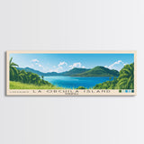 La Orchila Island, Venezuela Panoramic Print, Vacation Gift, Venezuela Wall Art, Beach Painting, Beach Decor, Beach Or Lakehouse Art