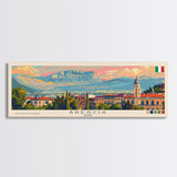 Brescia Italy Travel Print Wall Art, Panoramic City Art, Travel Art, Wall Decor, Vacation Gift, Framed Canvas Print Or Metal Art